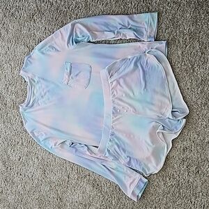 Stars above women's M tie dye sleep set
